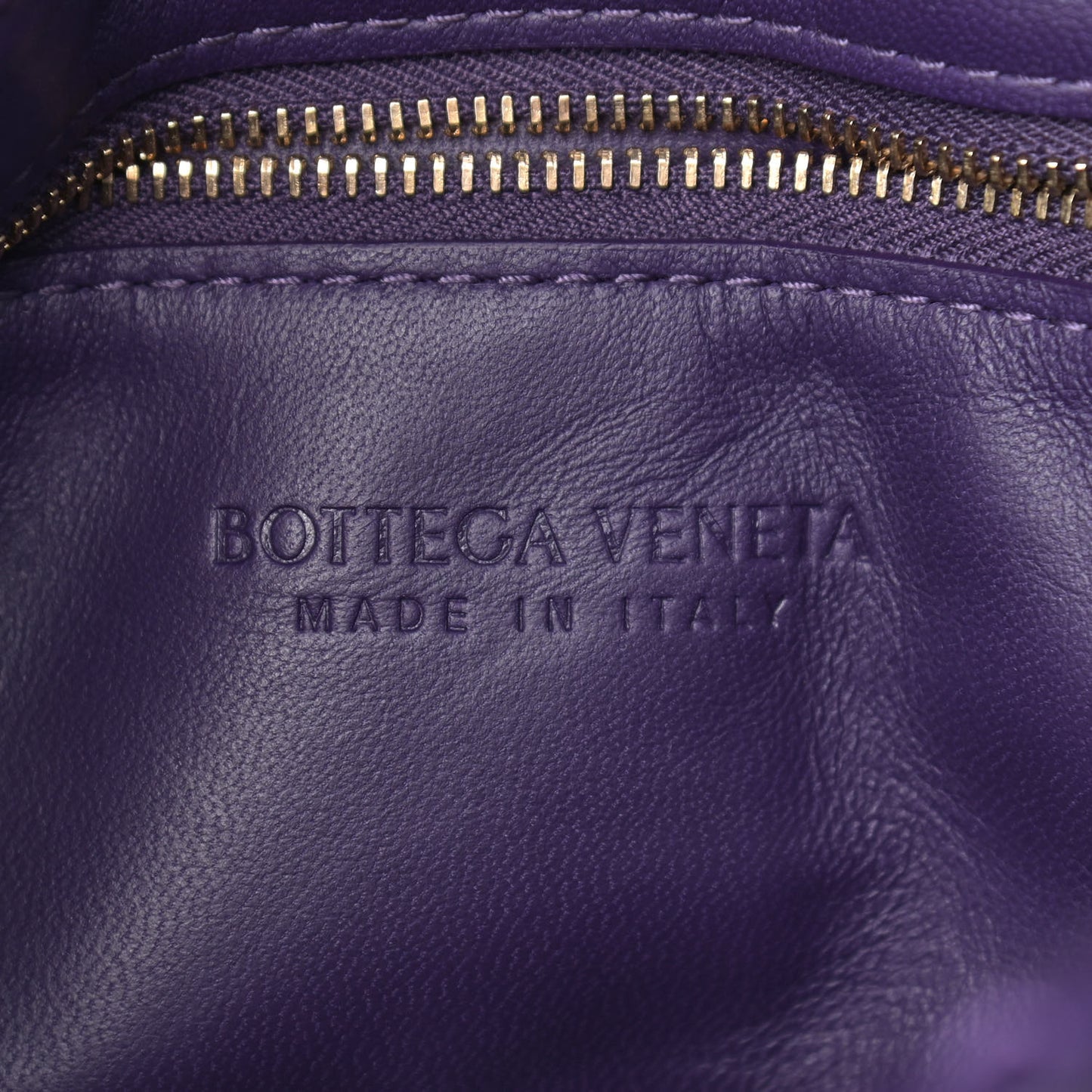 Textured Deerskin Maxi Intrecciato Padded Cassette Crossbody Bag Raisin