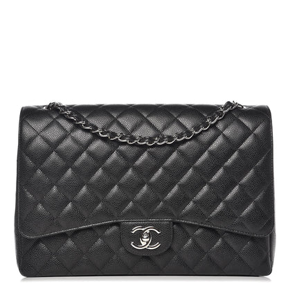 Chanel Caviar Quilted Maxi Double Flap Black 1 of 8