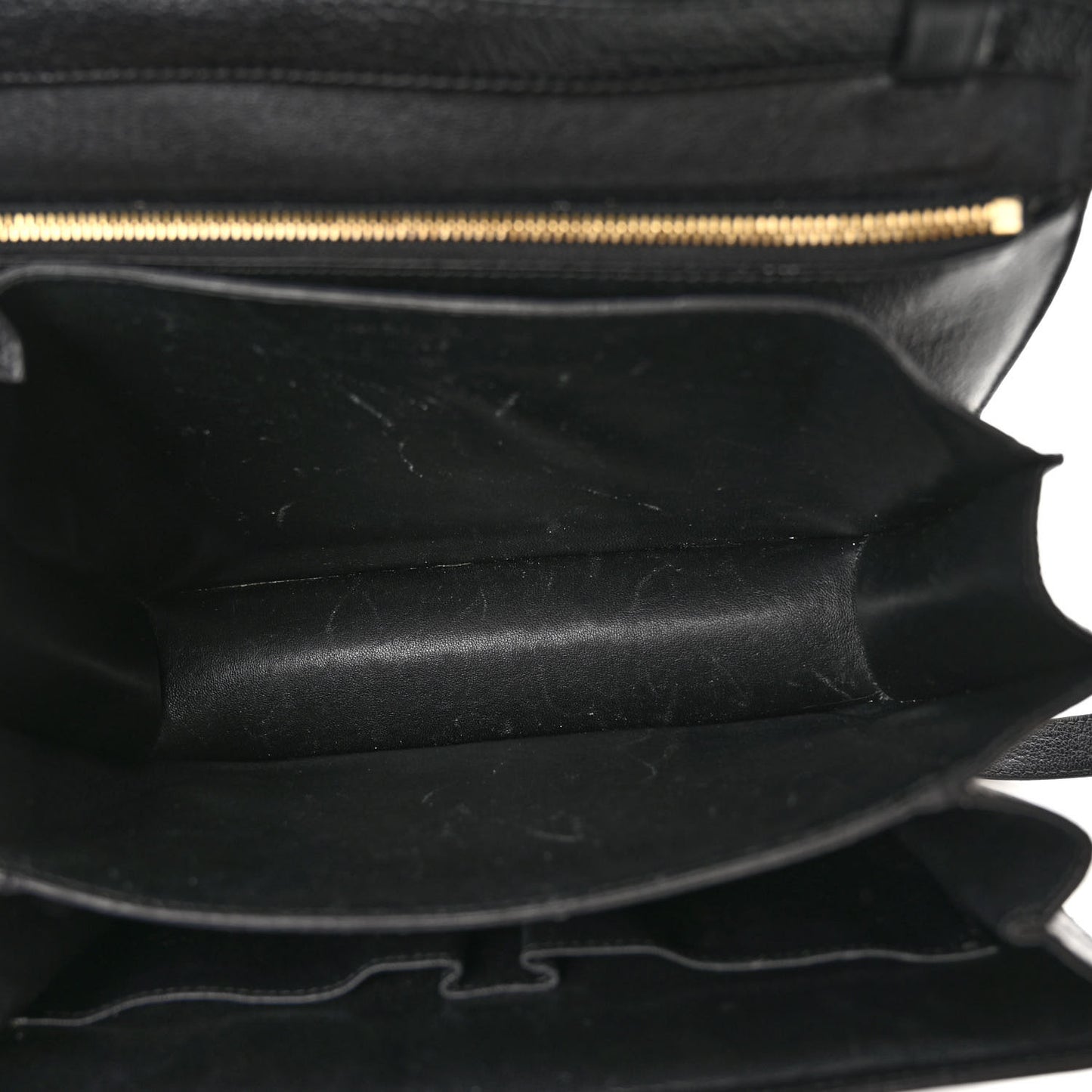 Goatskin Medium Classic Box Flap Bag Black