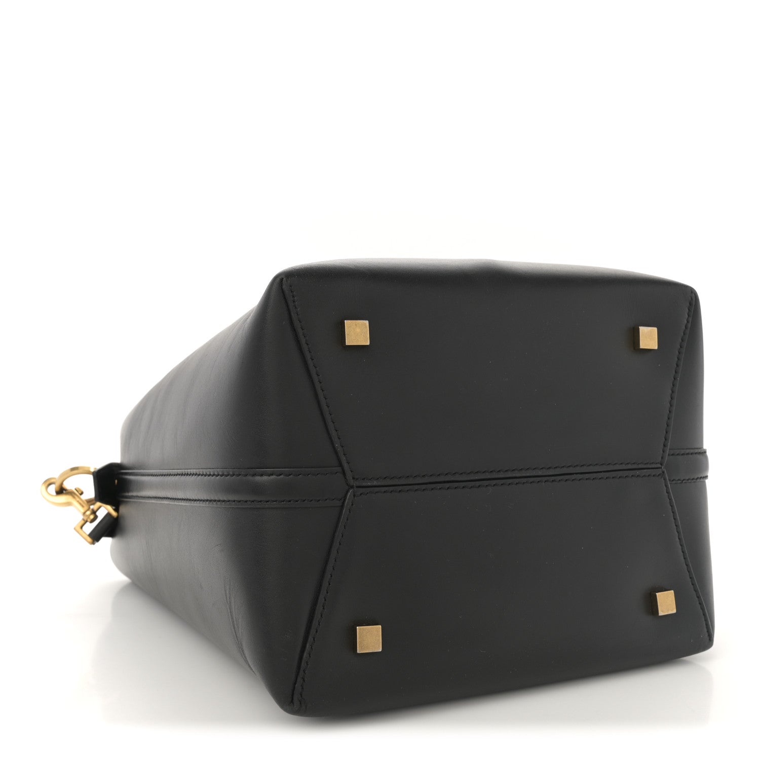 Saint Laurent Shiny Calfskin Le 37 Bucket Bag Black 5 of 13