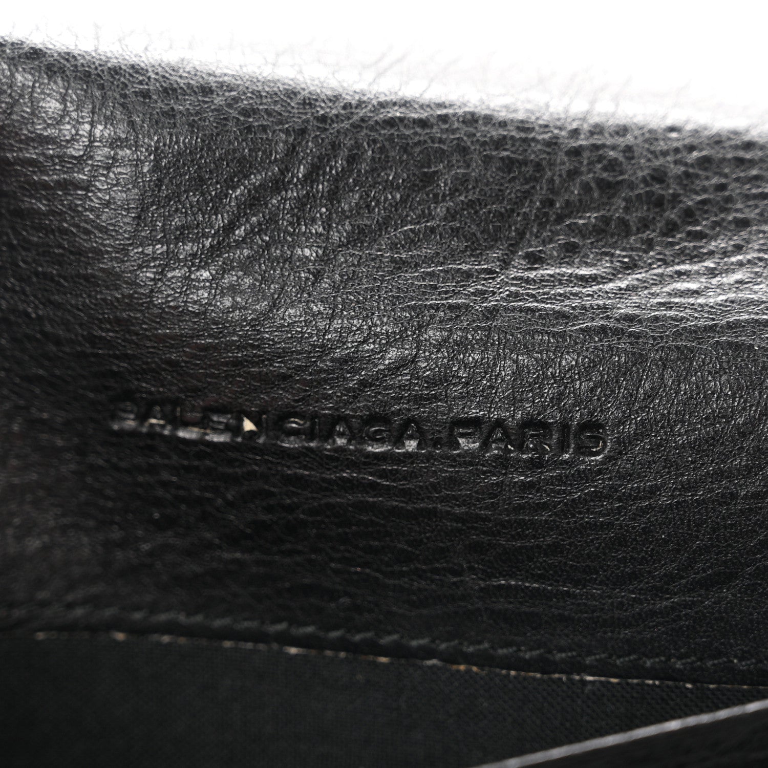 Balenciaga Agneau Giant 12 Gold Hardware Money Wallet Black 6 of 7