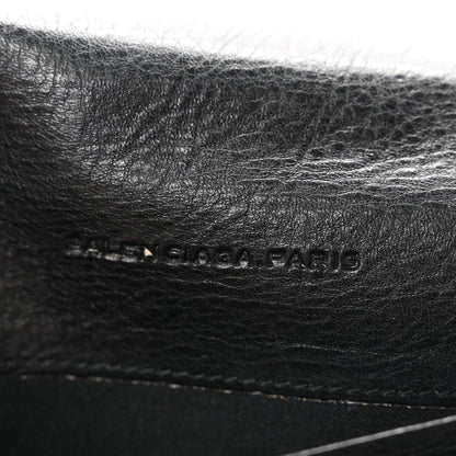 Balenciaga Agneau Giant 12 Gold Hardware Money Wallet Black 6 of 7
