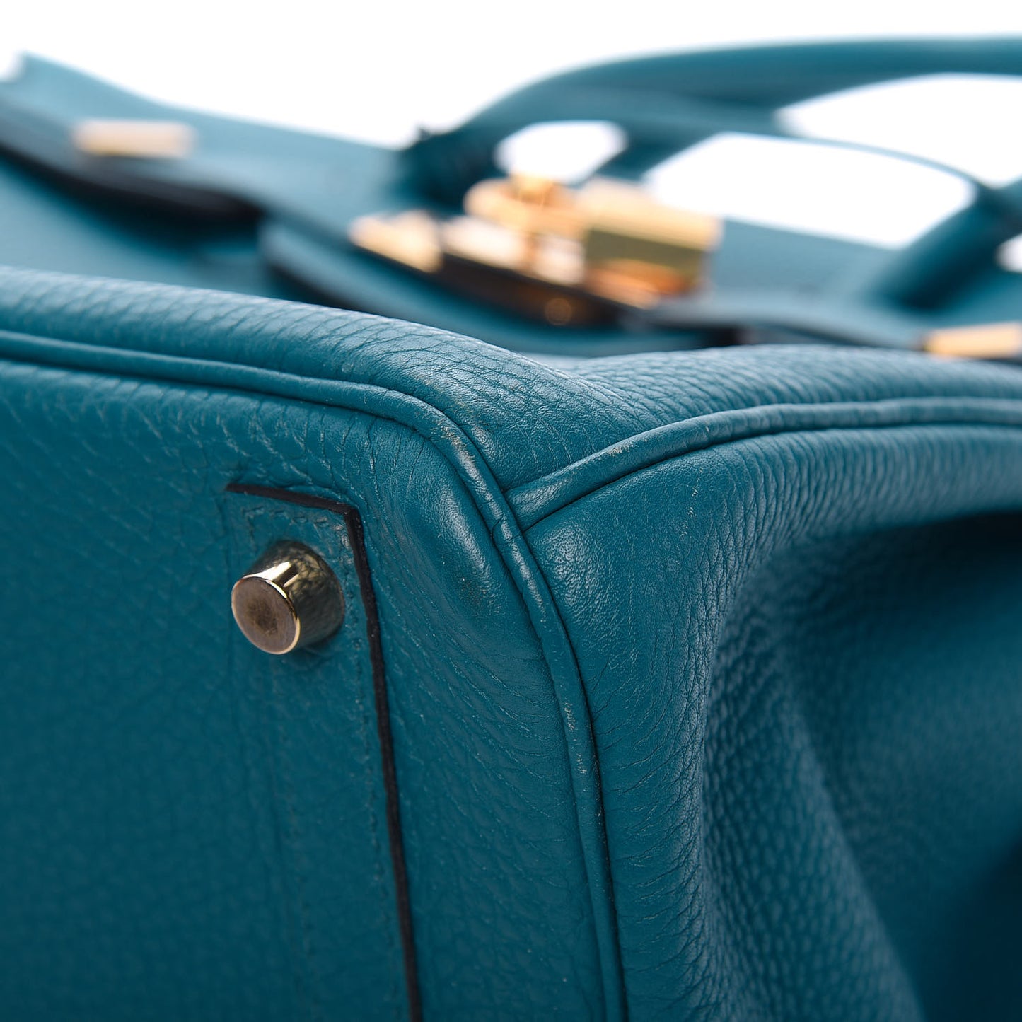 Taurillon Clemence Birkin 30 Cobalt