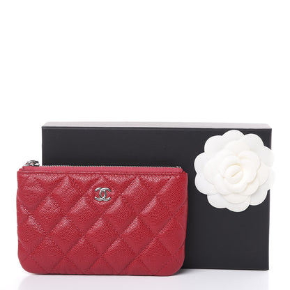 Chanel Caviar Quilted Small Cosmetic Case Pink 8 of 8