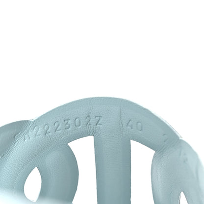 Hermes Nappa Extra Sandals 40 Vert D Eau 9 of 10