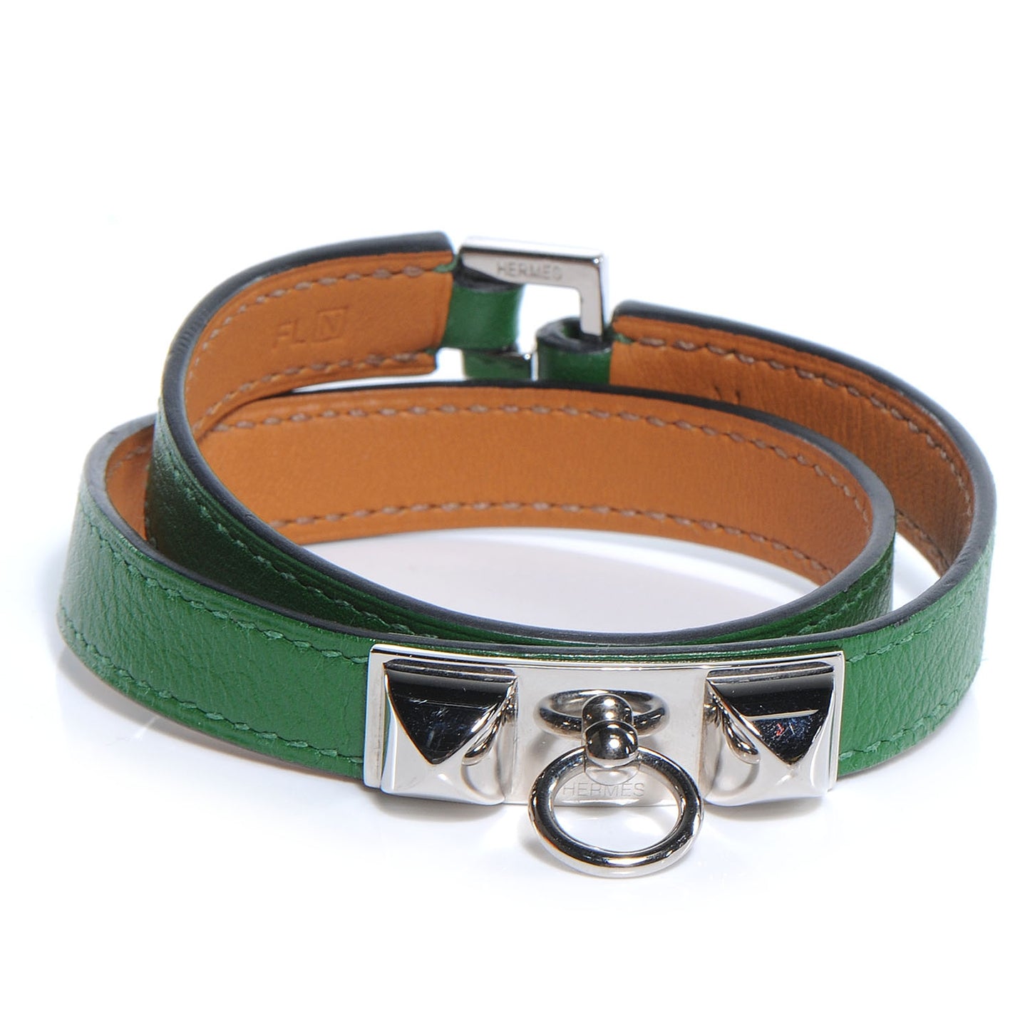 Chamonix Rivale Double Tour Bracelet Medium Vert Bengale