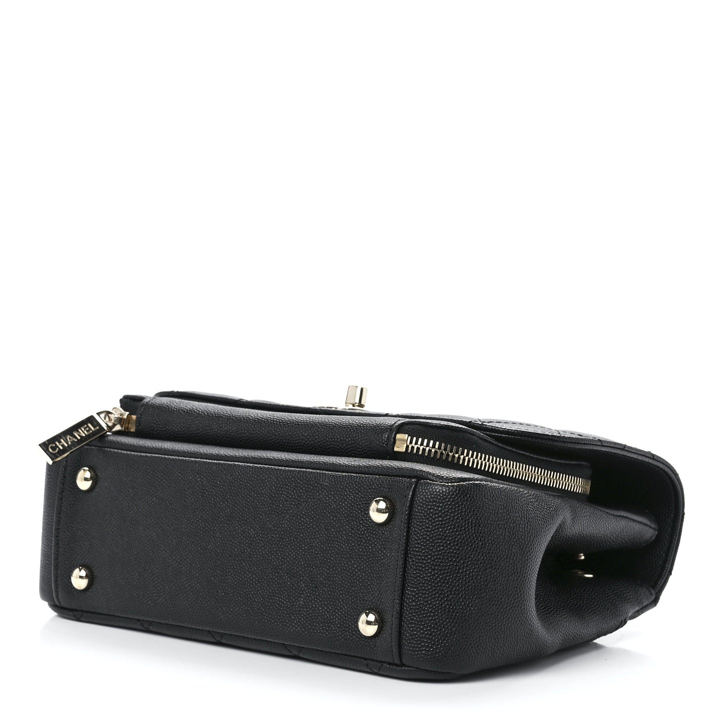 Caviar Quilted Medium Business Affinity Flap Black