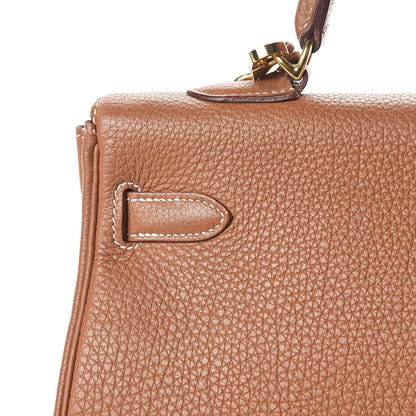 Hermes Togo Kelly Retourne 35 Gold 28 of 33