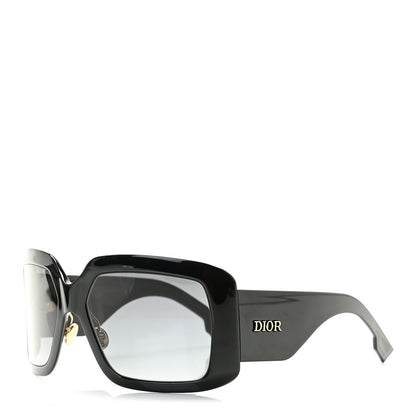 Christian Dior Acetate DiorSo Light 2 Shield Sunglasses Black 1 of 8