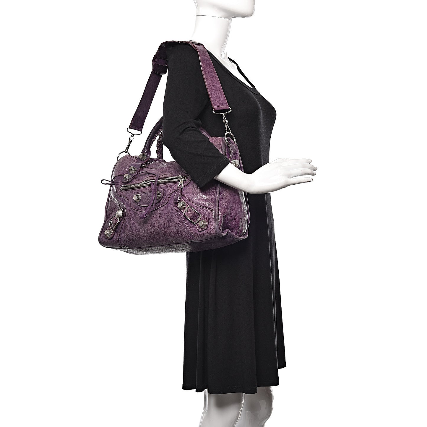 Agneau Giant 21 Silver Hardware City Raisin