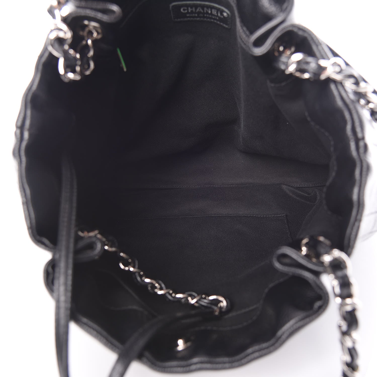 Chanel Caviar CC Timeless Shoulder Bag Black 5 of 9