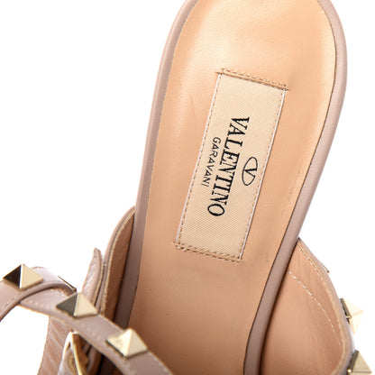 Valentino Garavani Nappa Rockstud T-Strap Open Back Pumps 38 Poudre 8 of 11