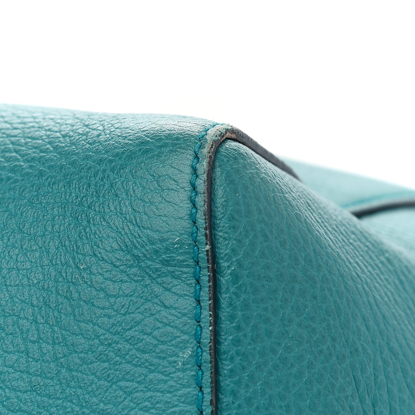 Dollar Calfskin Medium Swing Tote Deep Cobalt