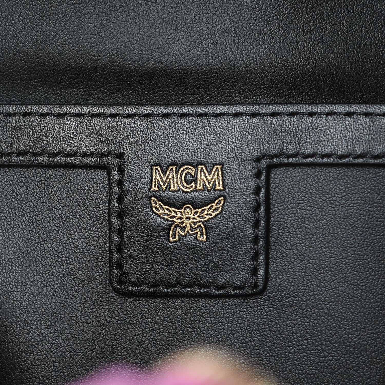 MCM Visetos Medium Duke Backpack Pink 6 of 8