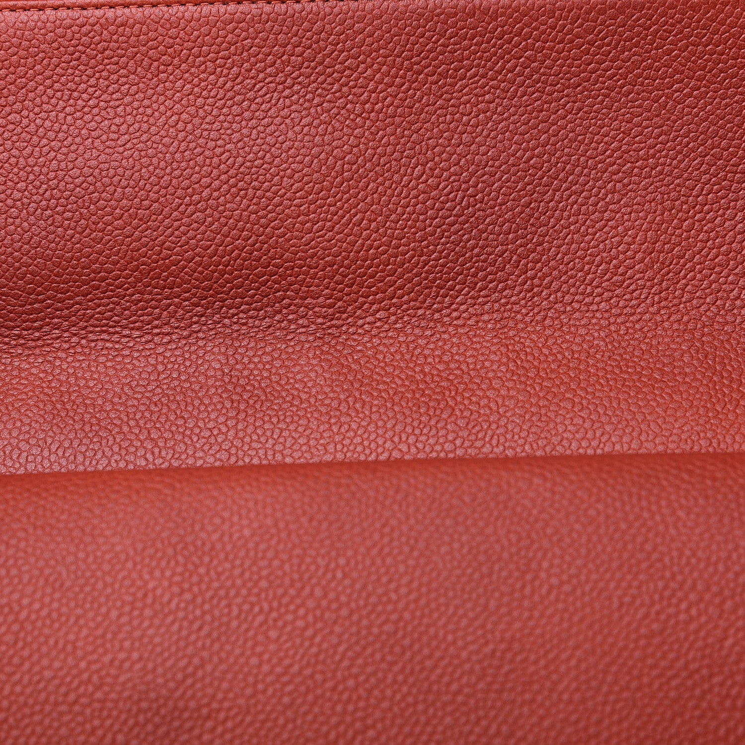 Chanel Caviar Quilted Maxi Double Flap Dark Orange 13 of 15