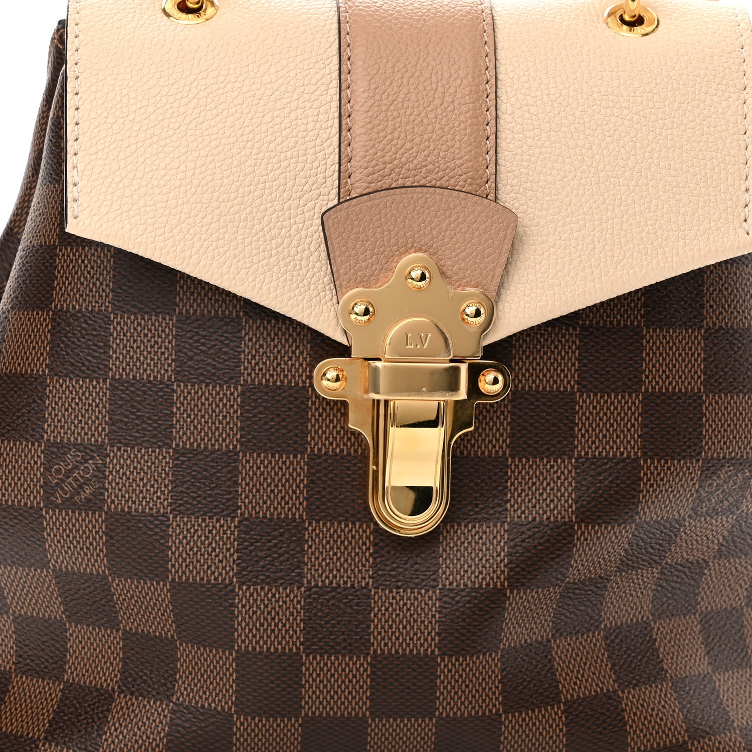 Louis Vuitton Damier Ebene Clapton Backpack Creme 8 of 12