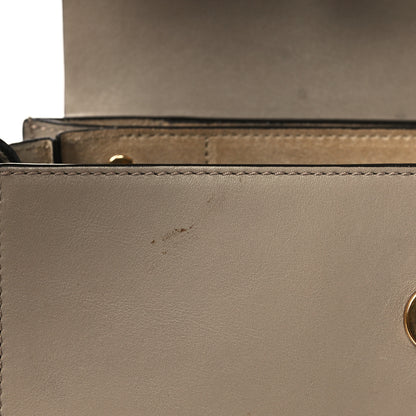 Chloe Suede Calfskin Small Faye Shoulder Bag Motty Grey 10 of 11