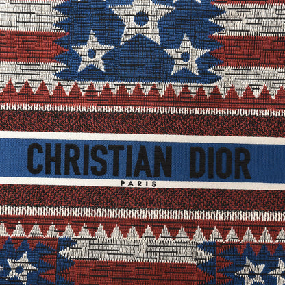 Christian Dior Canvas Embroidered Exclusive US Book Tote Multicolor 10 of 10