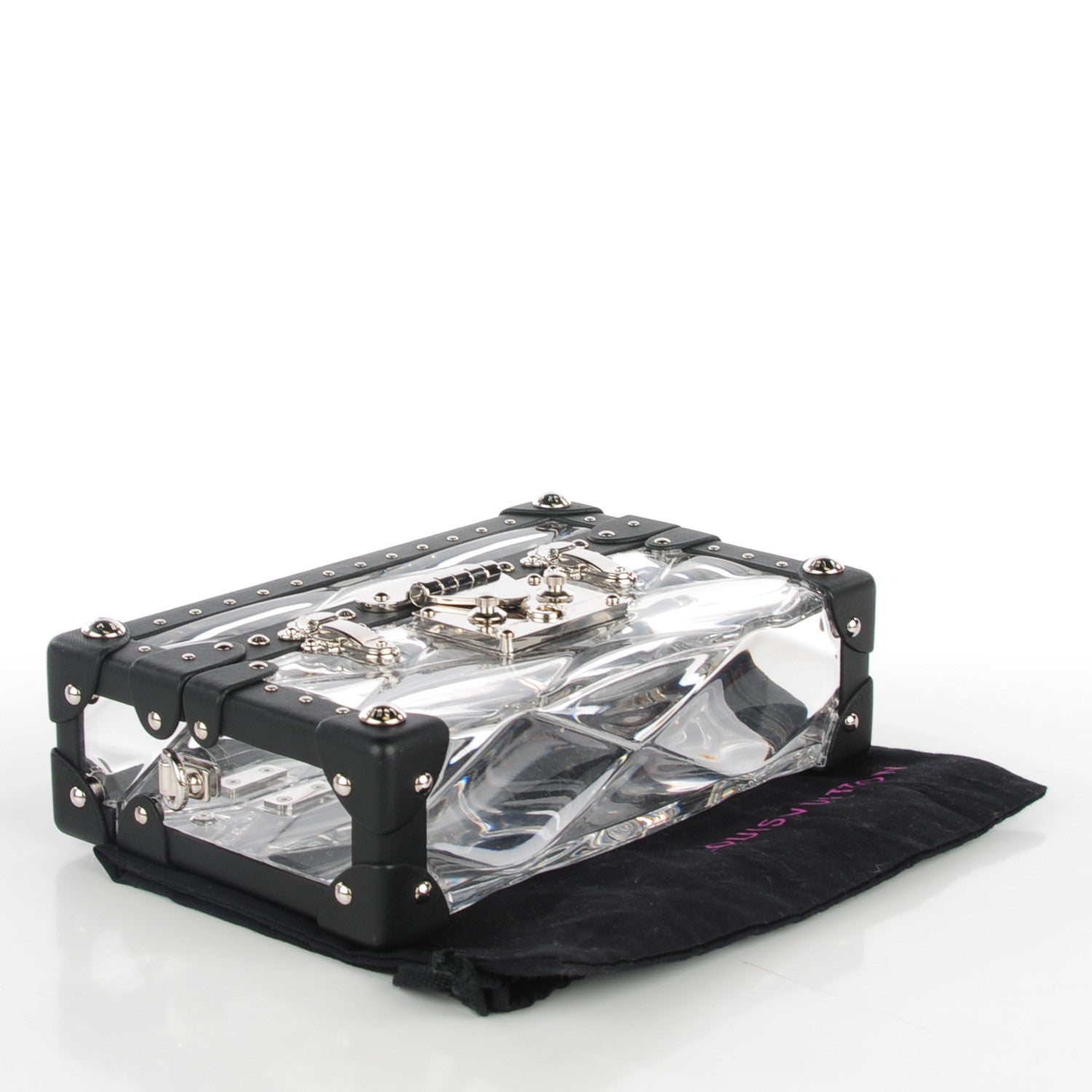 Louis Vuitton Transparent Plexiglass Petite Malle Stellaire Black 4 of 7