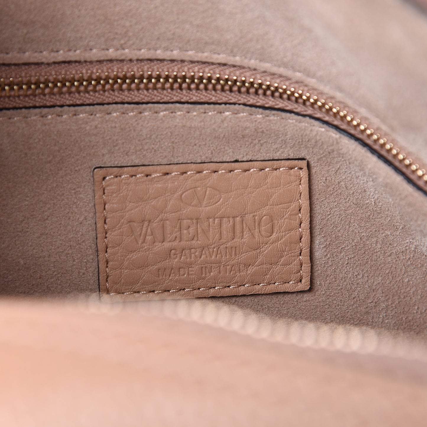 Pebbled Calfskin Rockstud Boston Duffle Bag Skin Sorbet