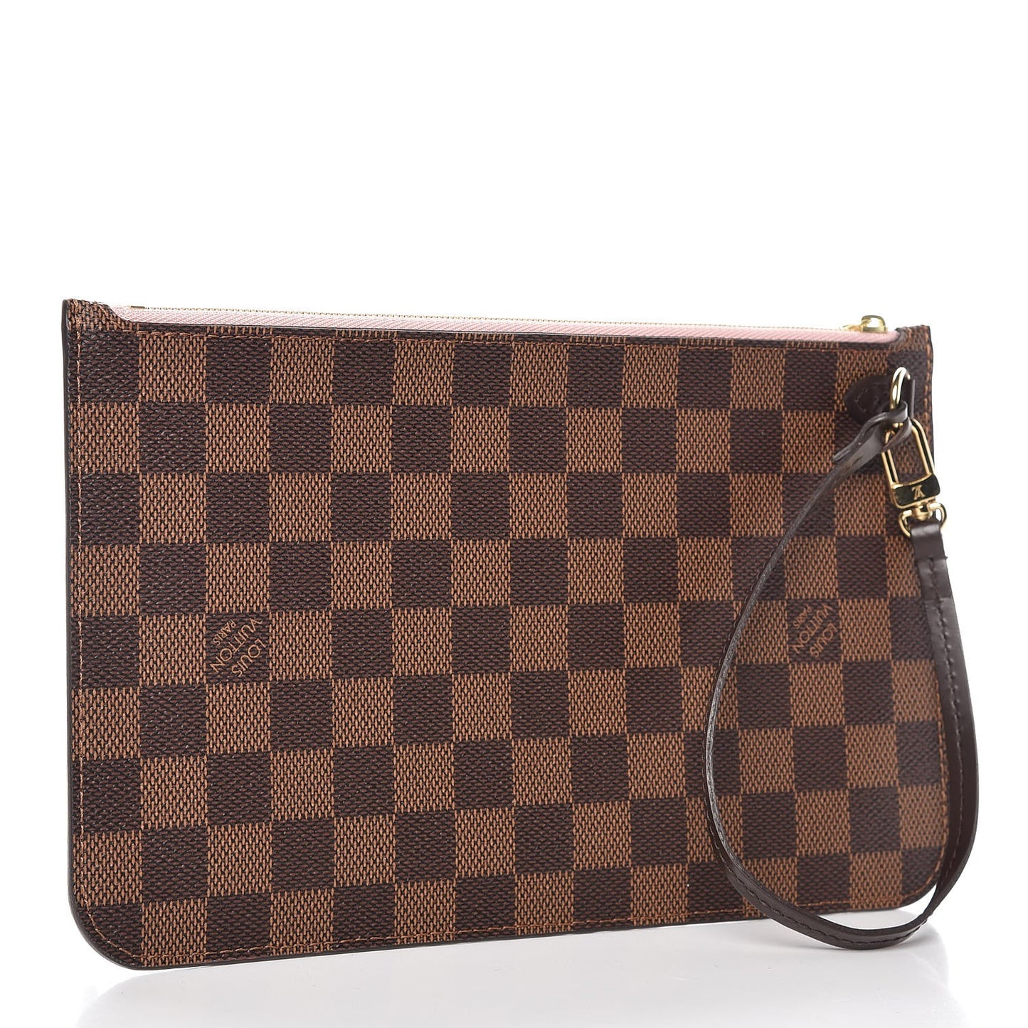 Damier Ebene Neverfull MM GM Pochette Rose Ballerine