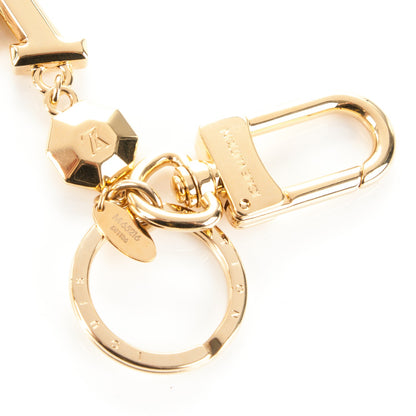 Louis Vuitton LV Facettes Bag Charm Key Holder Gold 4 of 4