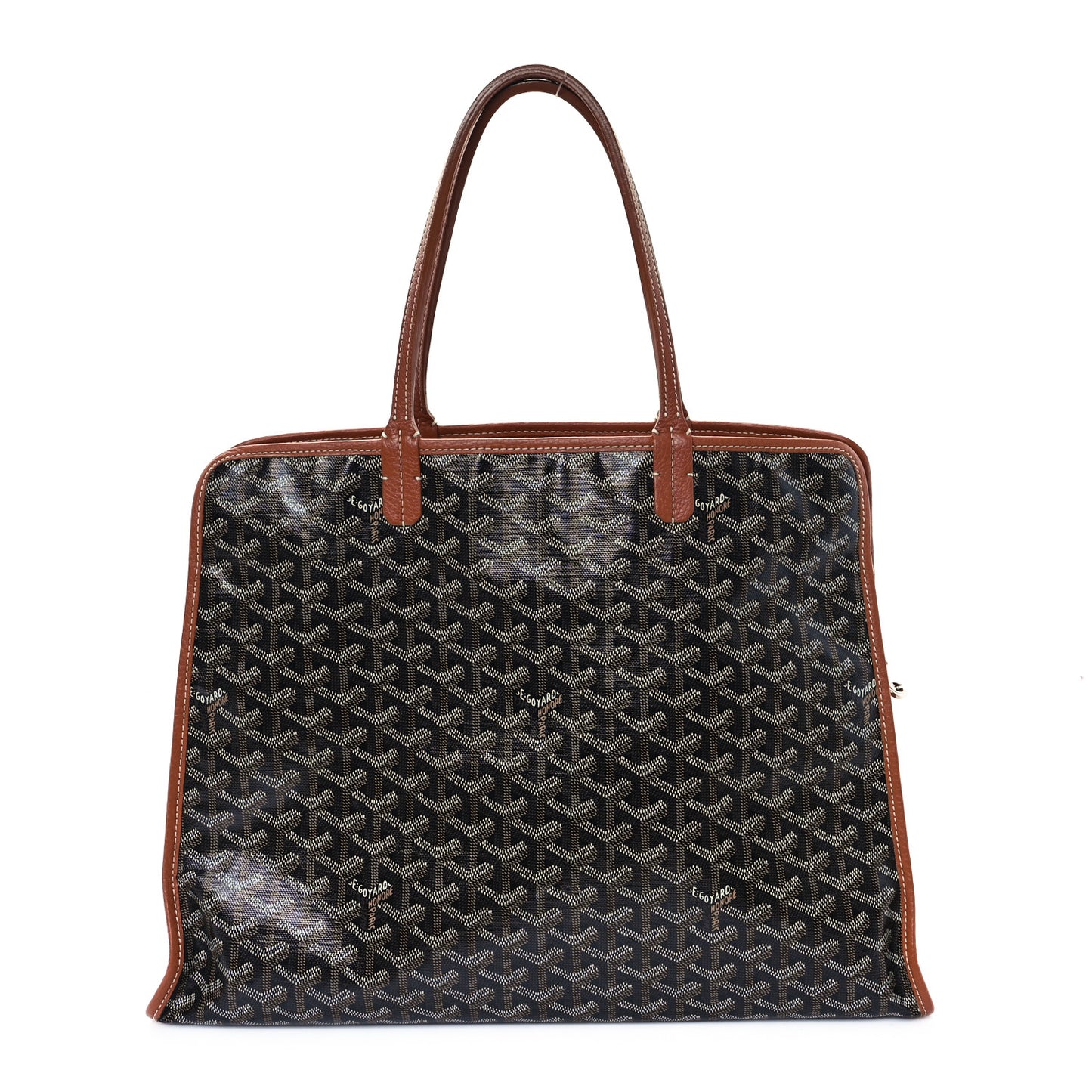 Goyardine Sac Hardy Pet Carrier PM Black Gold
