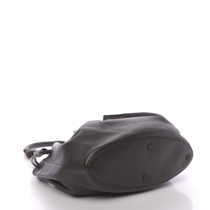 Gucci Calfskin Drawstring Shoulder Bag Brown 4 of 10