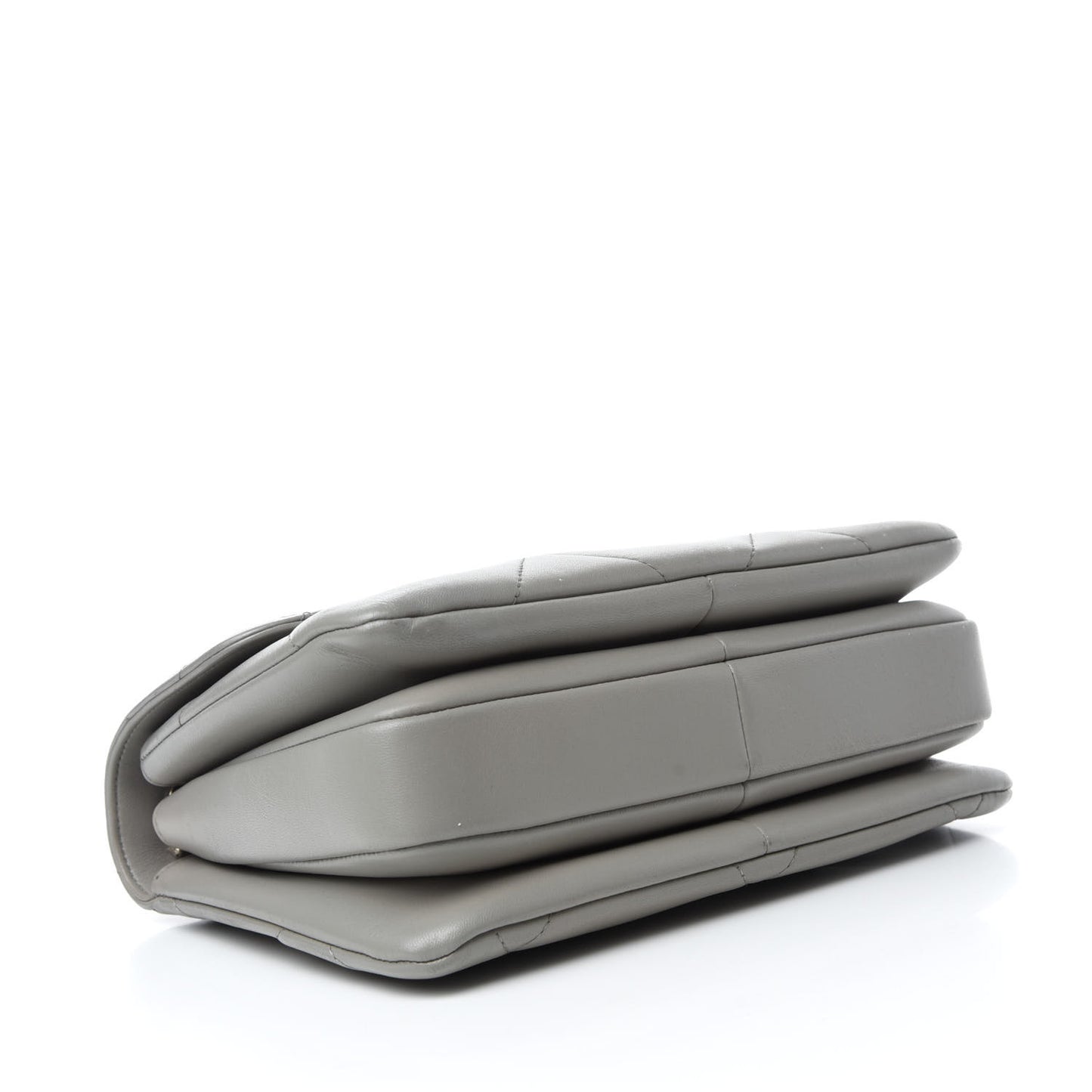 Lambskin Quilted Small Trendy CC Flap Dual Handle Bag Grey