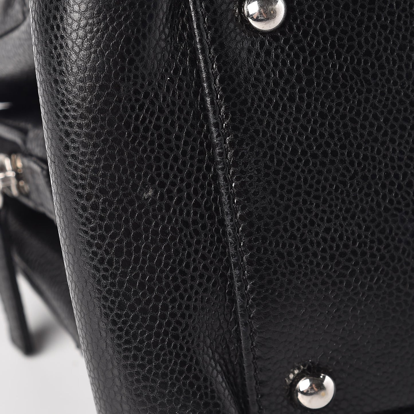 Caviar Quilted Timeless CC Soft Tote Black