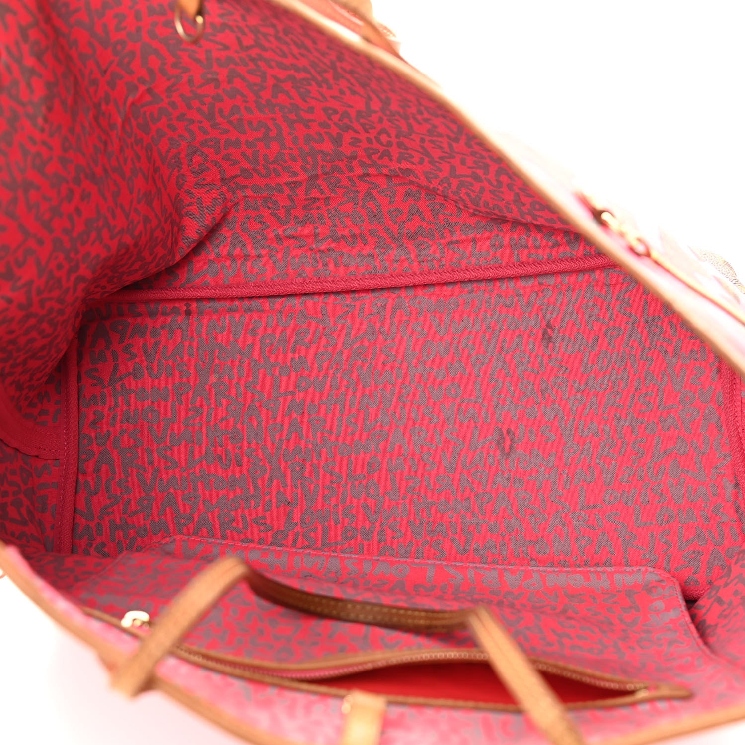 Louis Vuitton Monogram Graffiti Neverfull GM Fuchsia 5 of 11