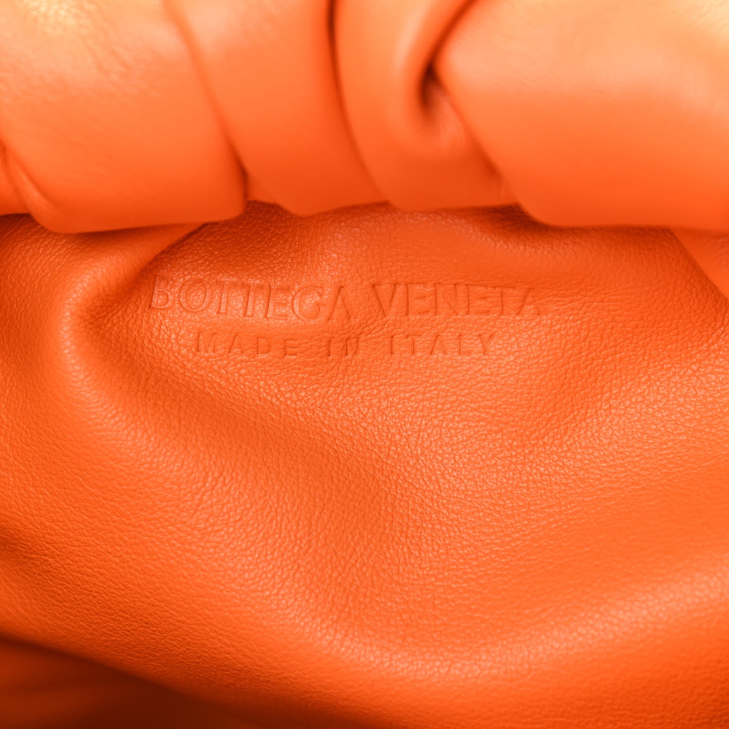 Bottega Veneta Smooth Butter Calfskin Small The Shoulder Pouch Light Orange 6 of 8