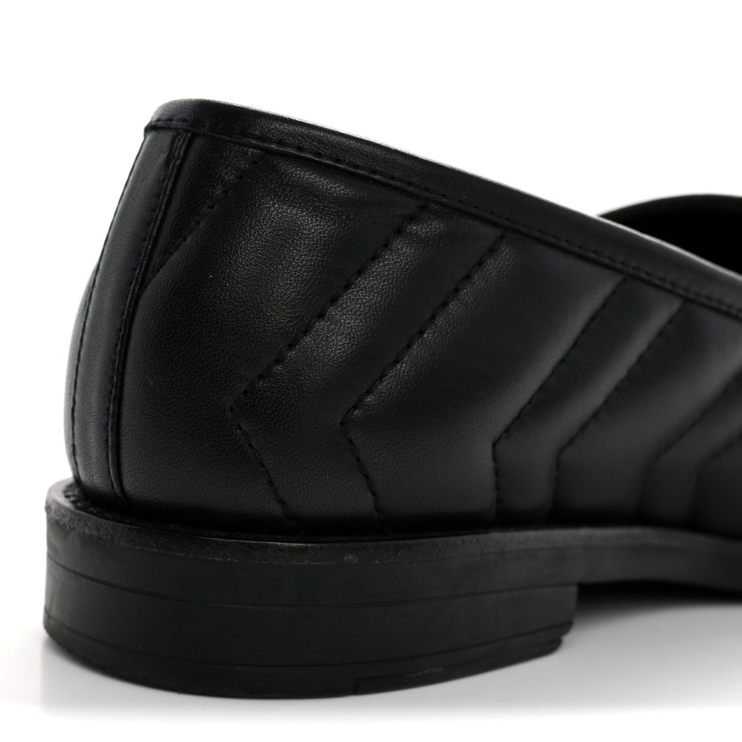 Nappa Matelasse Double G Marmont Loafers 37 Black