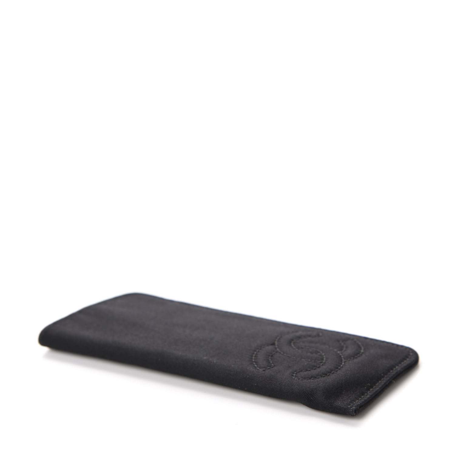 Chanel Satin CC Eyeglasses Case Black 4 of 7