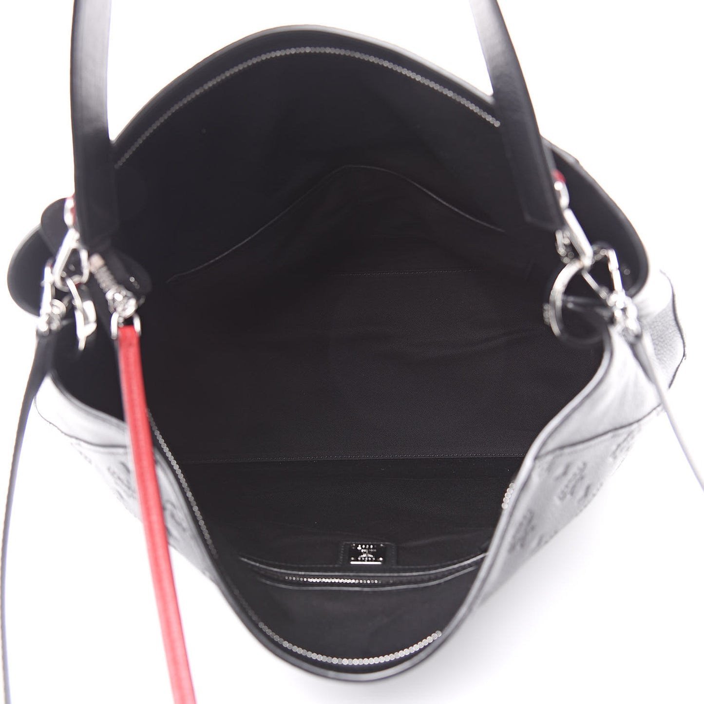 Calfskin Ottomar Large Klara Hobo Black