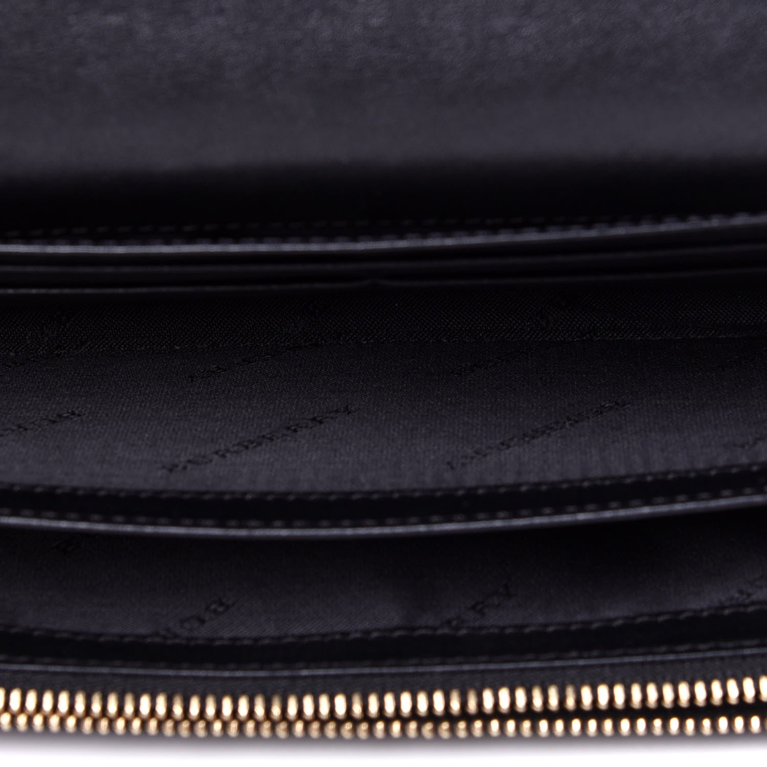 Burberry Calfskin Horseferry Check Porter Continental Wallet Black 5 of 12