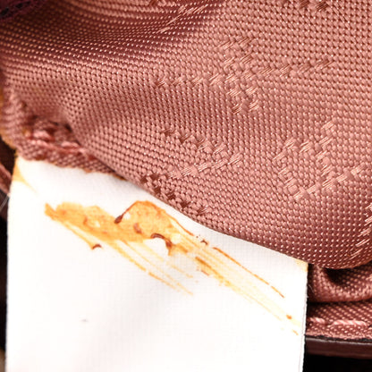 Stella McCartney Shaggy Deer Mini Falabella Fold Over Tote Plum 9 of 13