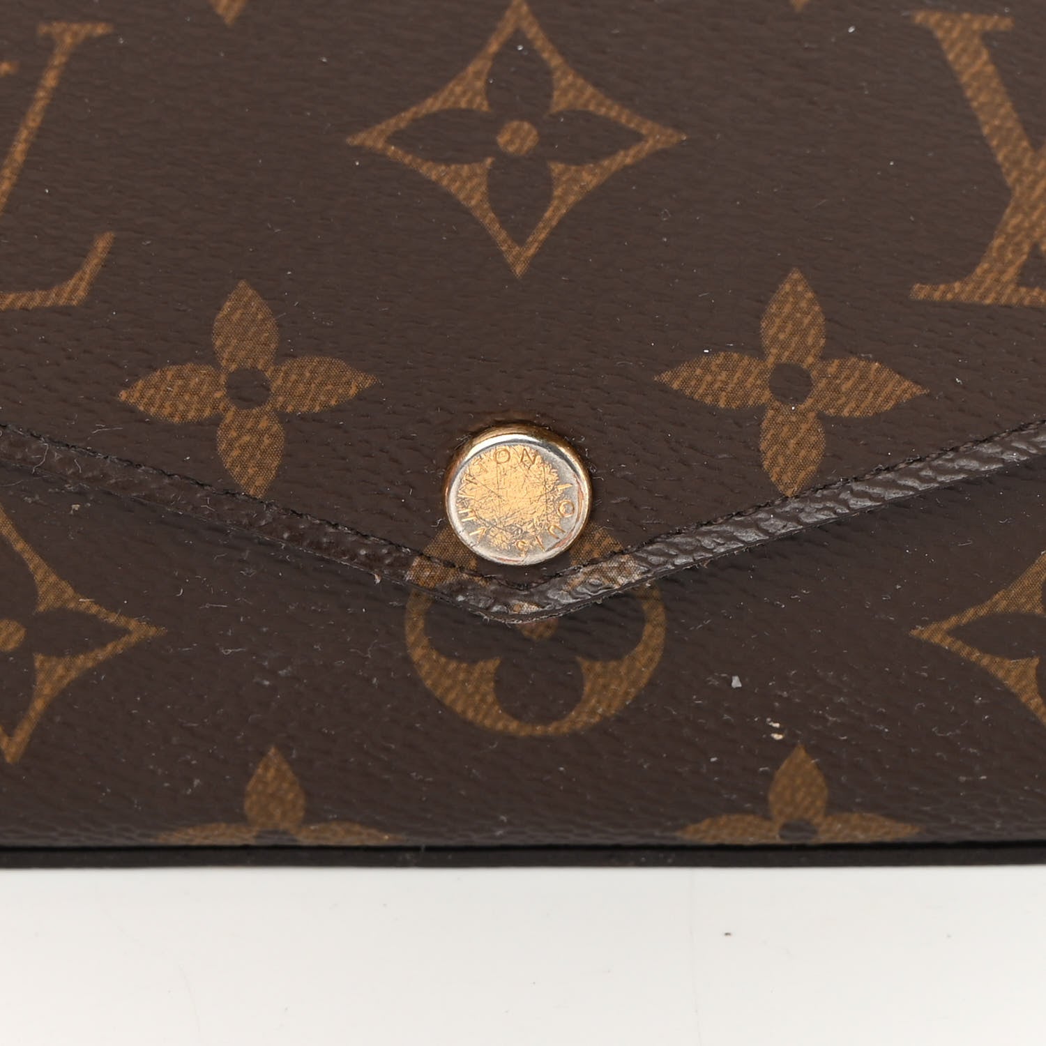 Louis Vuitton Monogram Pochette Felicie Chain Wallet Fuchsia 15 of 21