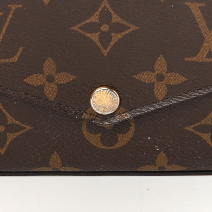 Louis Vuitton Monogram Pochette Felicie Chain Wallet Fuchsia 15 of 21