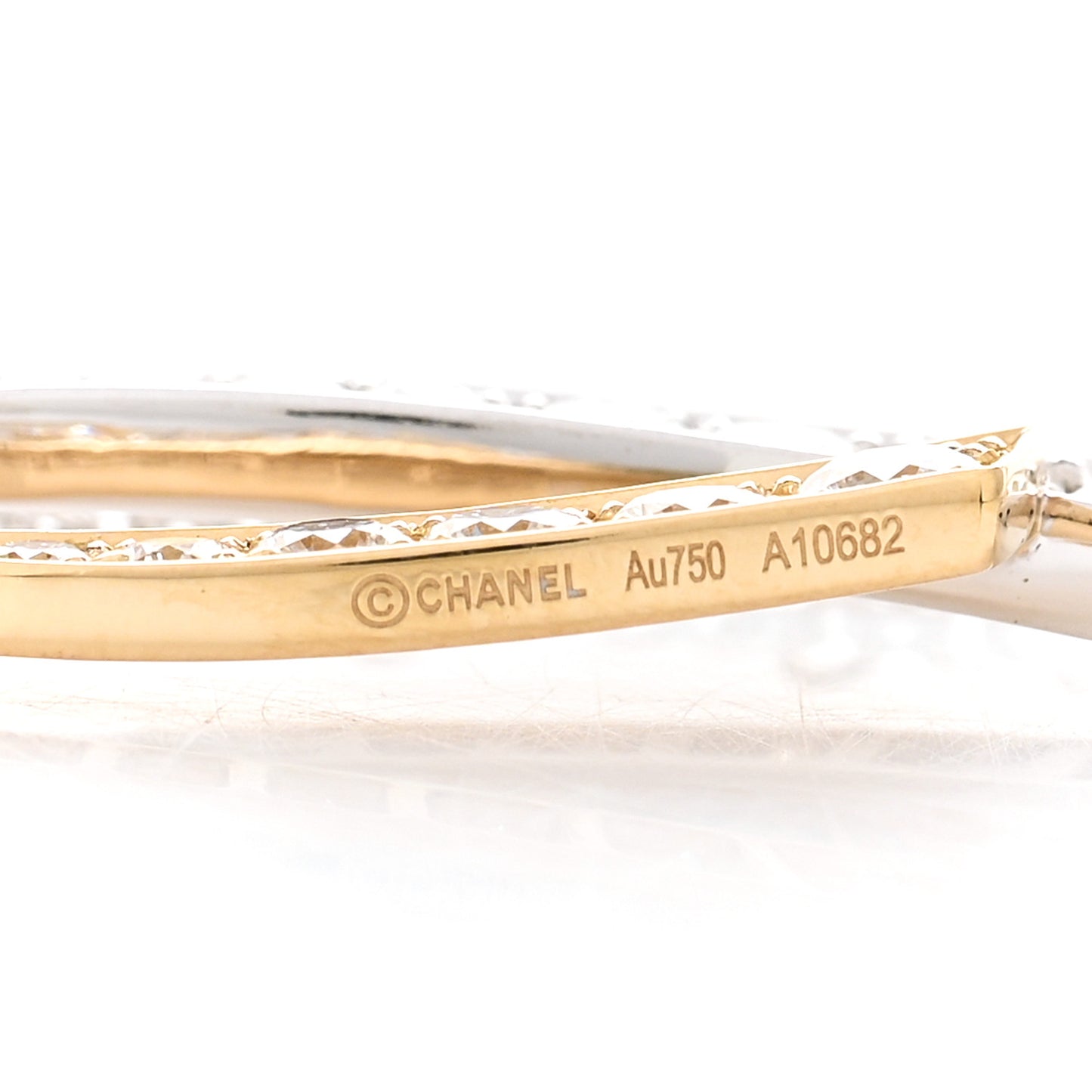 18K White Yellow Gold Diamond Etoile Filante Necklace