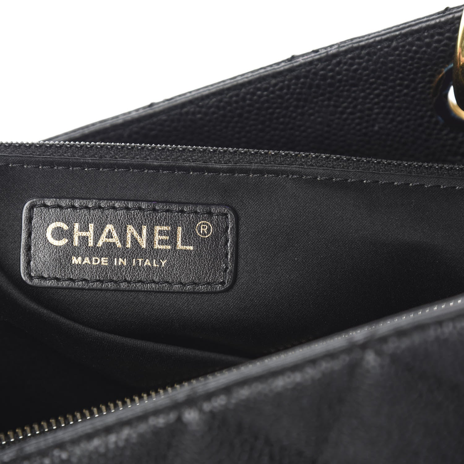 Chanel Caviar Quilted Grand Shopping Tote GST Black 7 of 11