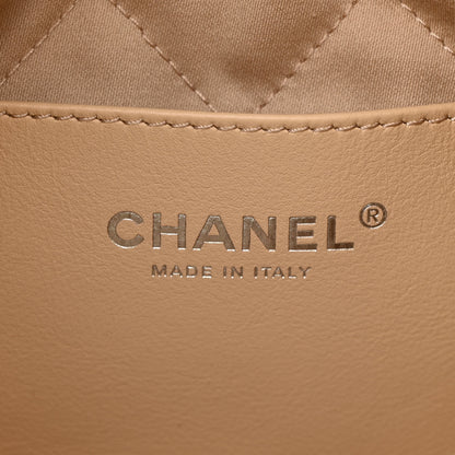 Chanel Shiny Calfskin Quilted Rainbow Mini Chanel 22 White 6 of 10
