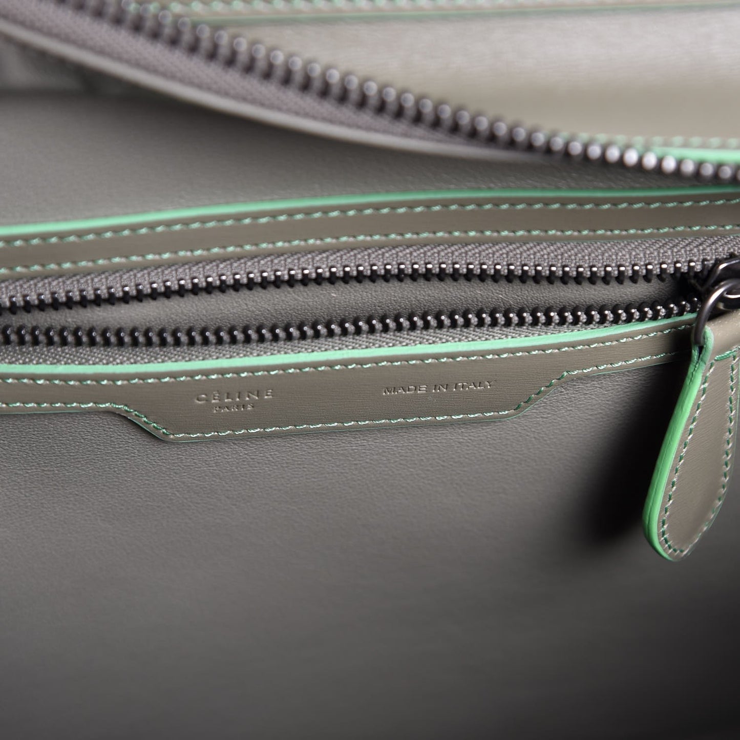 Satin Calfskin Micro Debossed Luggage Light Khaki