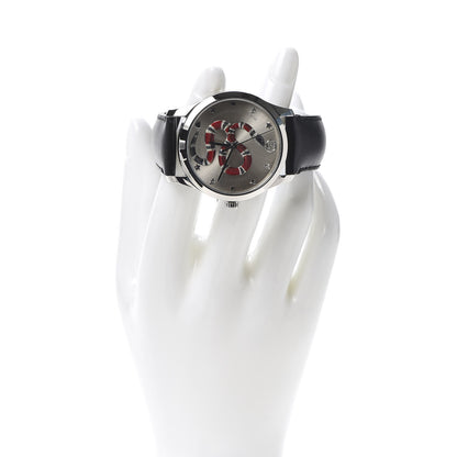 Gucci Stainless Steel Calfskin 38mm G-Timeless Snake Quartz Watch 2 of 6