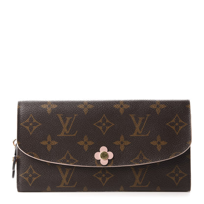 Louis Vuitton Monogram Bloom Flower Emilie Wallet 1 of 7