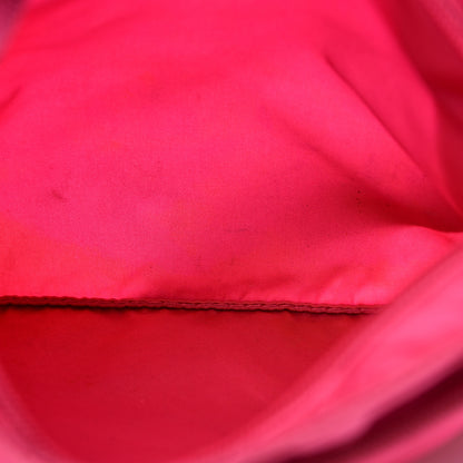Prada Nylon Vela Flat Messenger Bag Fuxia 12 of 12