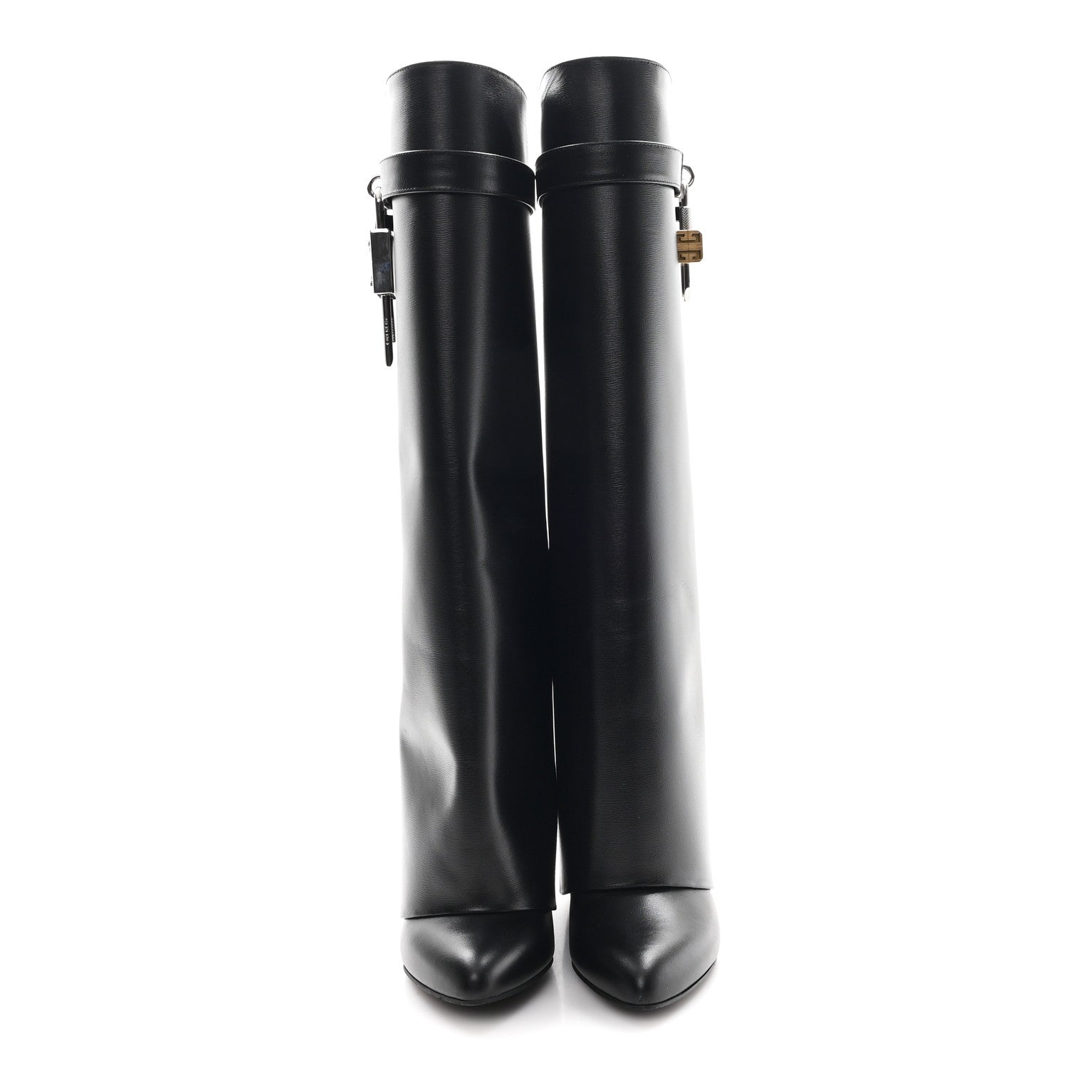 Givenchy Calfskin Shark Lock Pant Boots 37 Black 3 of 9