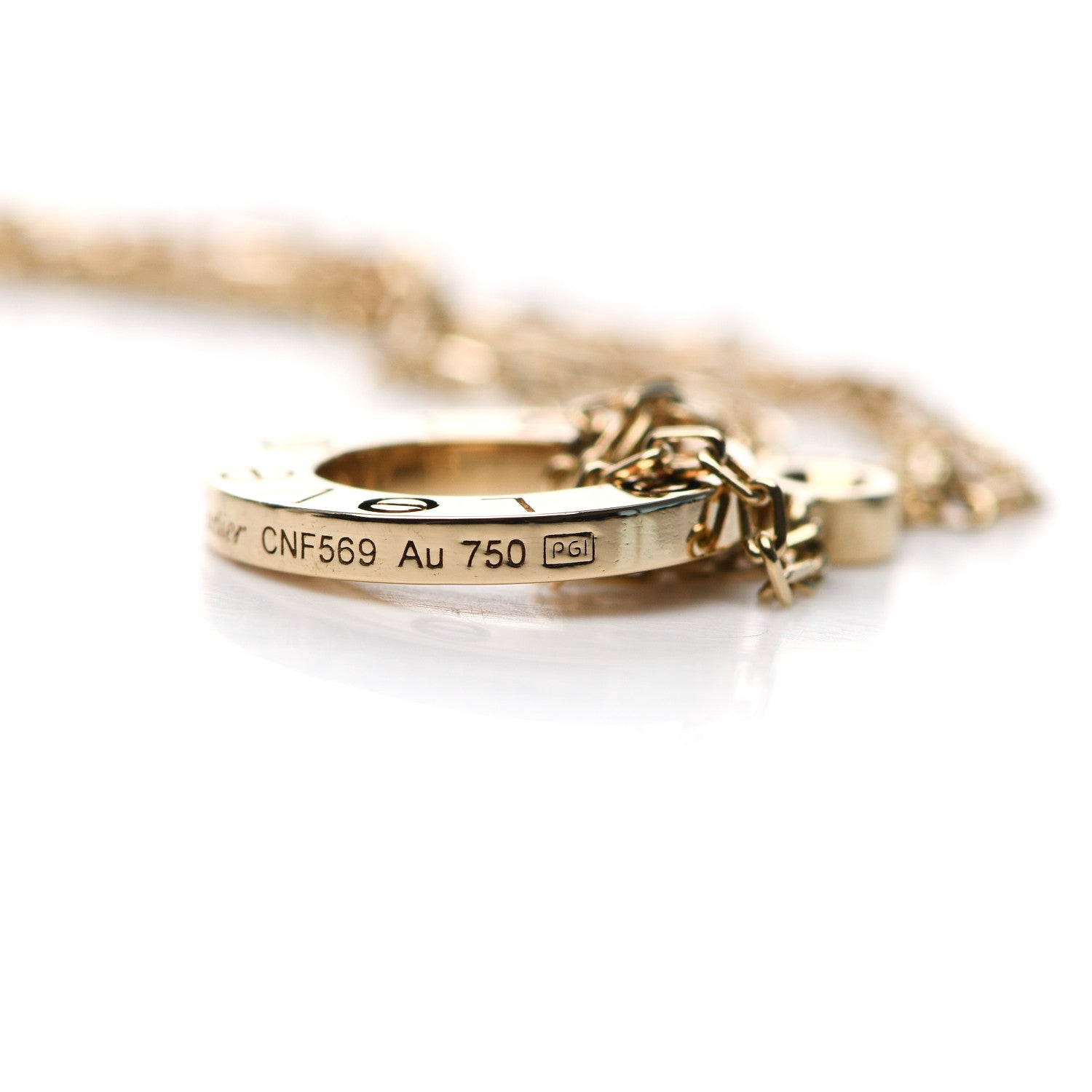 Cartier 18K Yellow Gold Diamond LOVE Bracelet 5 of 8