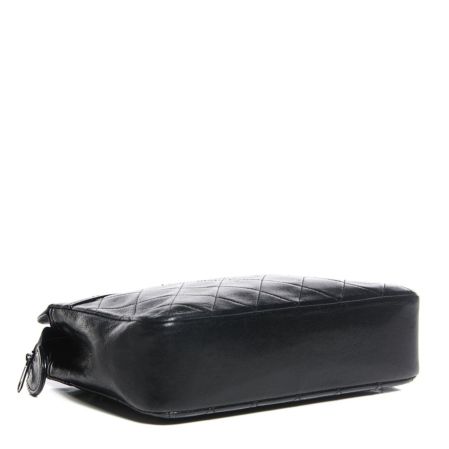 Lambskin Quilted Small Shoulder Bag Black