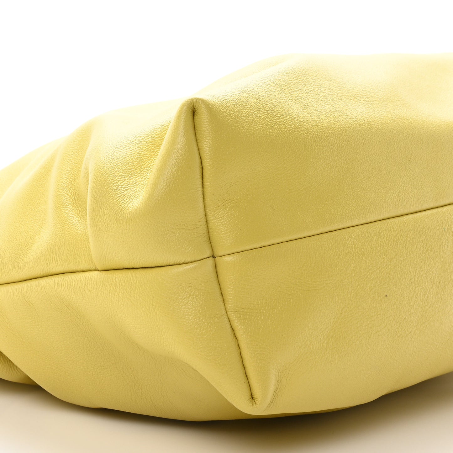 Soft Calfskin Diamond Hobo Yellow